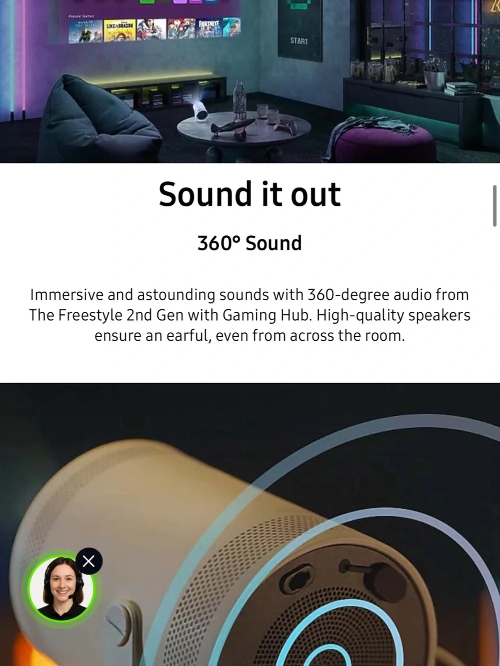 Samsung Freestyle 2nd gen New in box